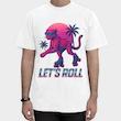 تیشرت نخی طرح "Let's Roll" کد: 1011