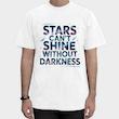 ✨ تیشرت "ستاره‌ها بدون تاریکی نمی‌درخشند" ✨ کد: 1011