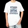 ✨ تیشرت مرغوب "ستاره‌ها بدون تاریکی نمی‌درخشند" ✨ کد: 1002