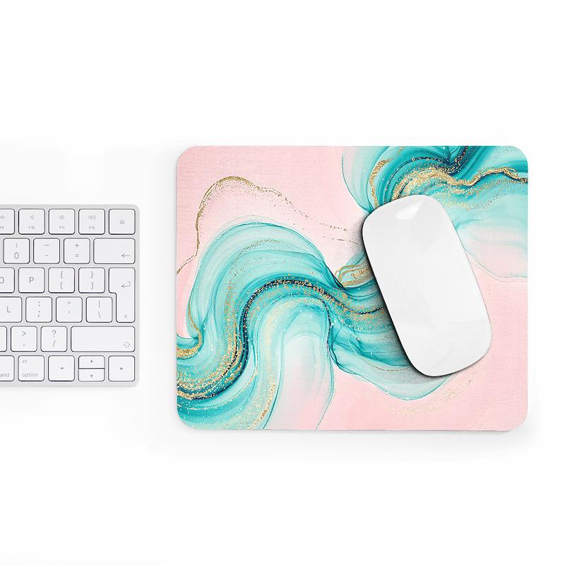 ✨ موس‌پد «مرمری لاجوردی» 🌊 کد: 6003