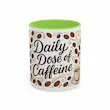 ماگ رنگ‌بندی «Daily Dose of Caffeine» کد: 2001