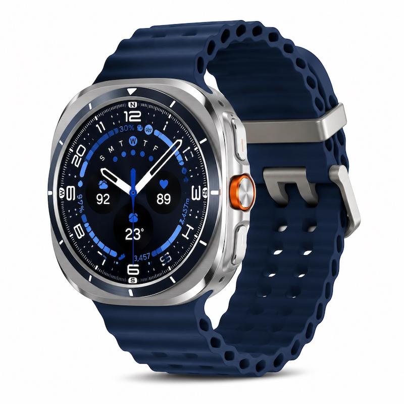 ساعت هوشمند 47 میلی‌متری سامسونگ مدل Galaxy Watch Ultra 2025 با بند مارین
