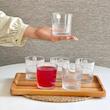 لیوان شیشه ای شیار دار ۳۱۵ سی سی لیمون