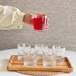 لیوان شیشه ای شیار دار ۳۱۵ سی سی لیمون