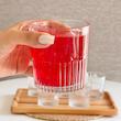 لیوان شیشه ای شیار دار ۳۱۵ سی سی لیمون