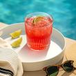 لیوان شیشه ای شیار دار ۳۱۵ سی سی لیمون
