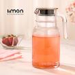 پارچ شیشه ای درب استیل لیمون 