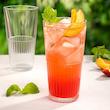 لیوان شیشه ای شیار دار ۵۰۰ سی سی لیمون