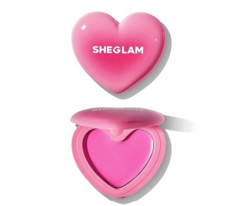 رژگونه کرمی قلبی sheglam 