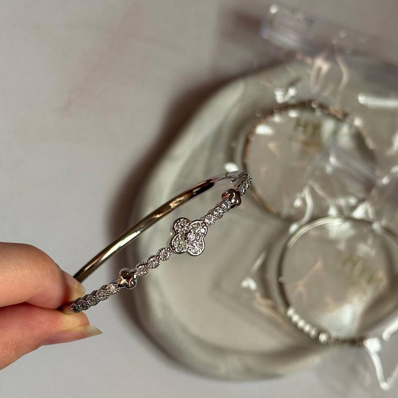 بنگل جواهری ونکلیف نگین دار