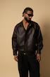 faux leather jacket