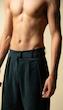 Pleated shorts