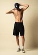 Pleated shorts