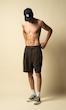 Pleated shorts
