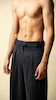 pleated trousers