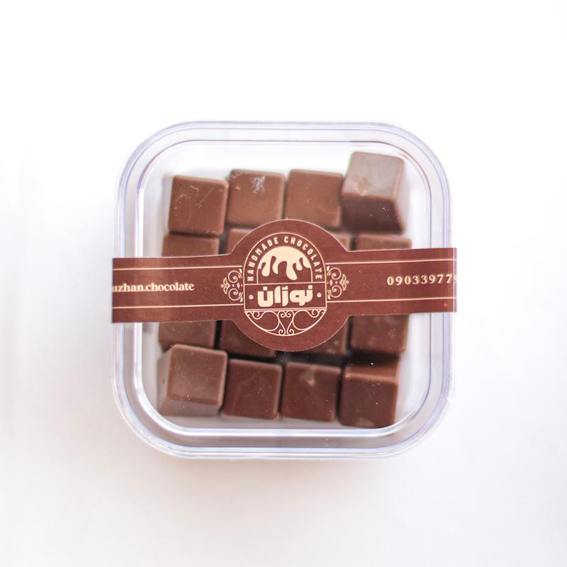 باکس شکلات حبه ای  شیری 38 درصد (کوچک)