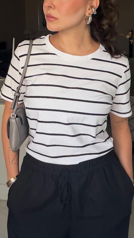 تيشرت stripe regular fit