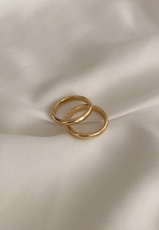 رینگ ظریف طلایی
