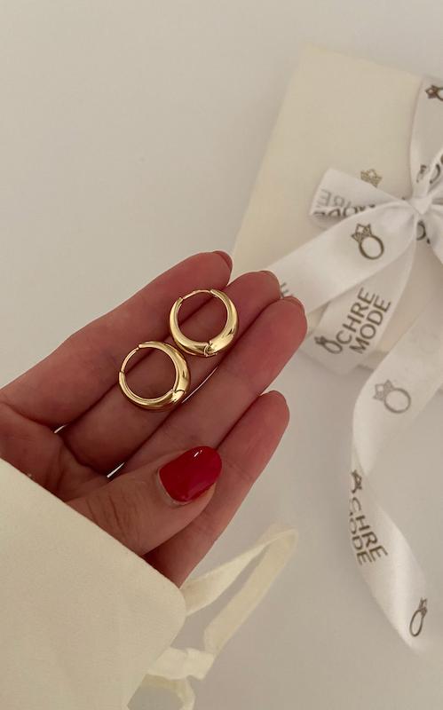 گوشواره حلقه‌ای ساده