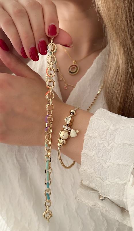 بنگل چارما قلبی طلایی