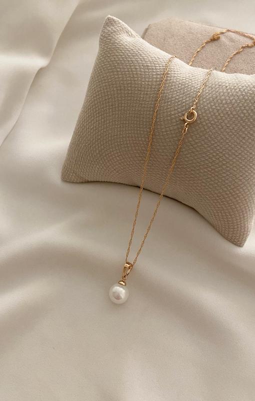 گردنبند مروارید ساده 45cm