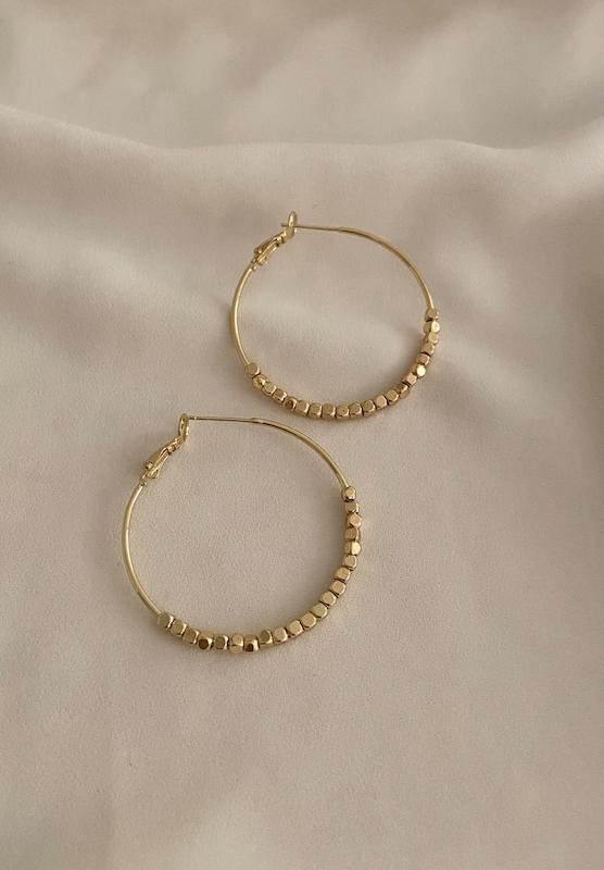 گوشواره حلقه ای چند وجهی