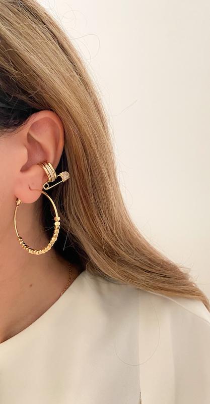 گوشواره حلقه ای چند وجهی