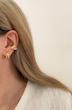  گوشواره حلقه ای تویین 18K