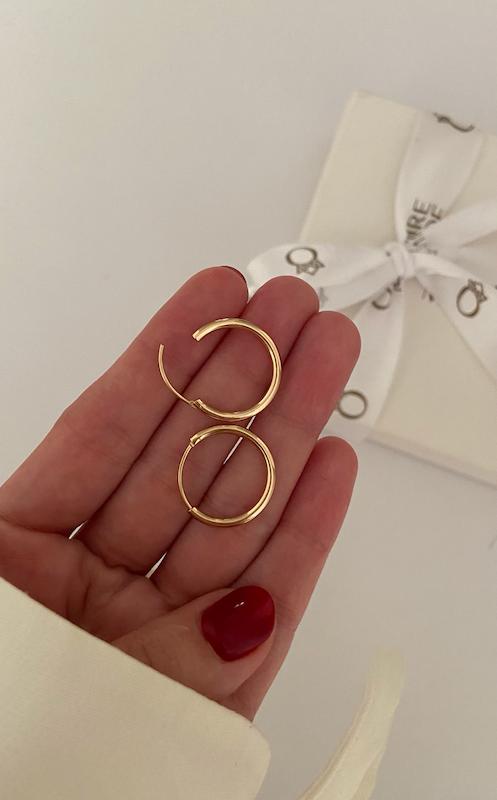گوشواره حلقه ساده نارین