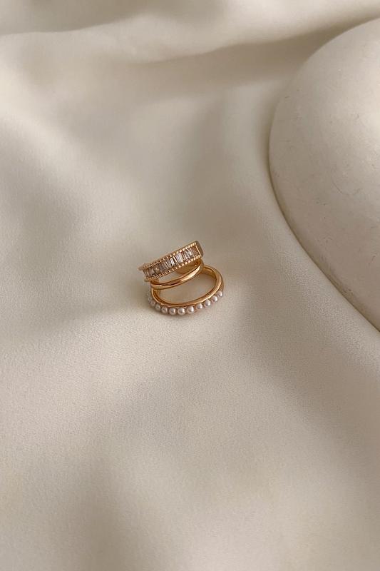 ایرکاف سه رج مروارید و باگت