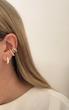 گوشواره حلقه ای سفید