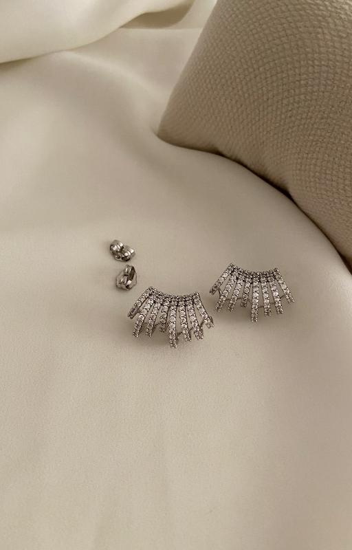 گوشواره چند رج جواهری