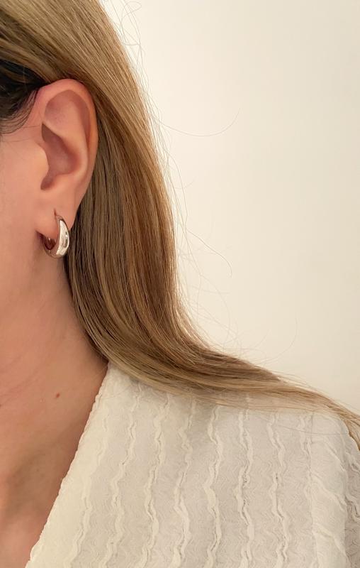 گوشواره حلقه ای دامله سیلور