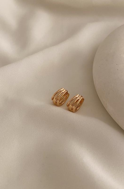 گوشواره سه حلقه ساده