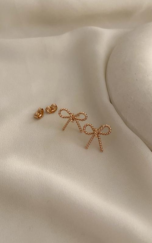 گوشواره پاپیون تراشدار