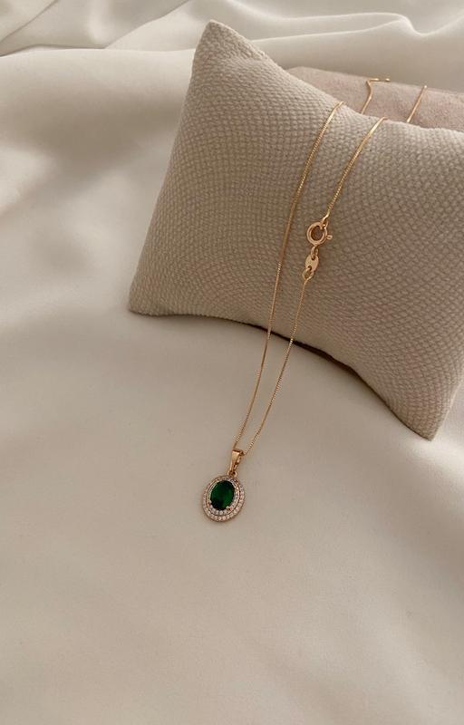 گردنبند سبز زمردی
