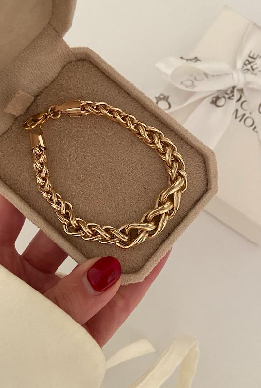 دستبند بافت دار