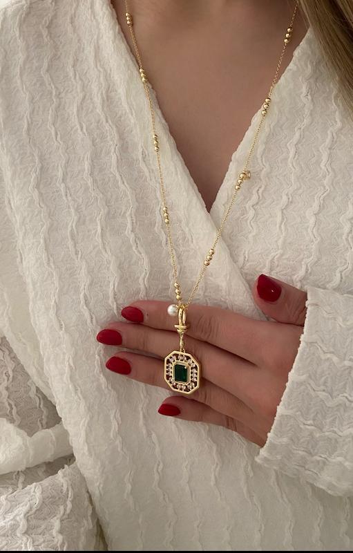 گردنبند سبز سرنای