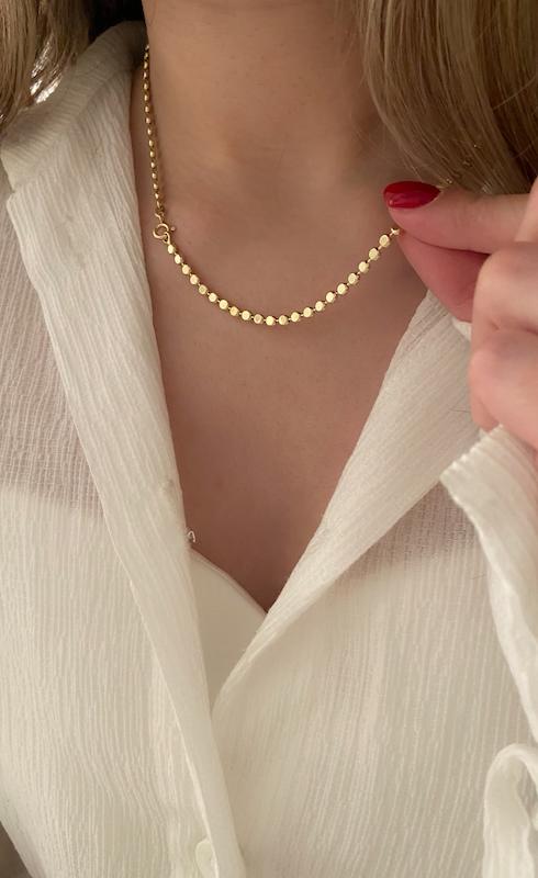 گردنبند سکه ای 14k