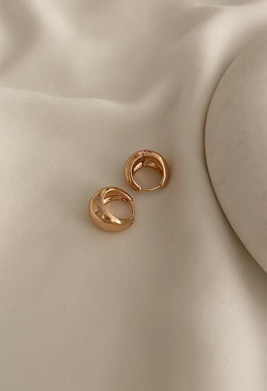 گوشواره حلقه ای دامله پهن