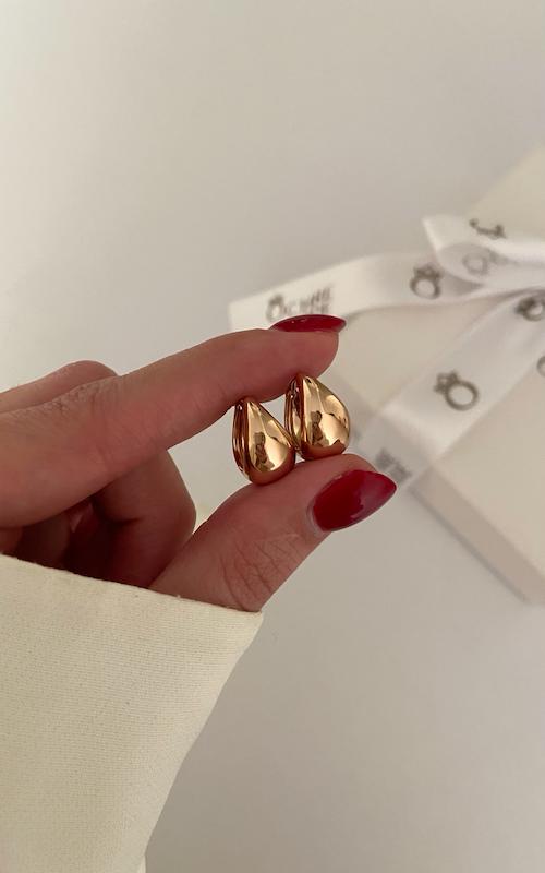 گوشواره حلقه ای دامله پهن