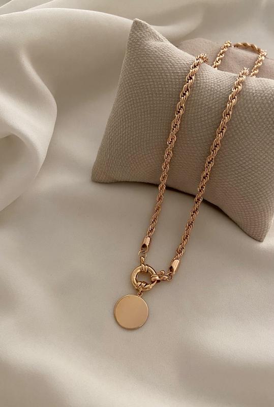 گردنبند طنابی آویز سکه