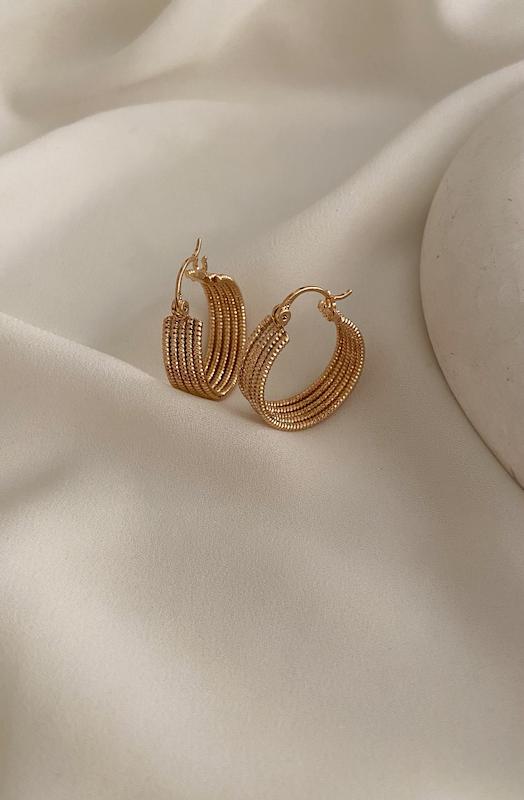 گوشواره چند رج شاینی