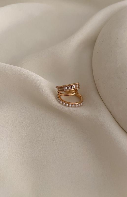 ایرکاف سه رج مروارید و باگت