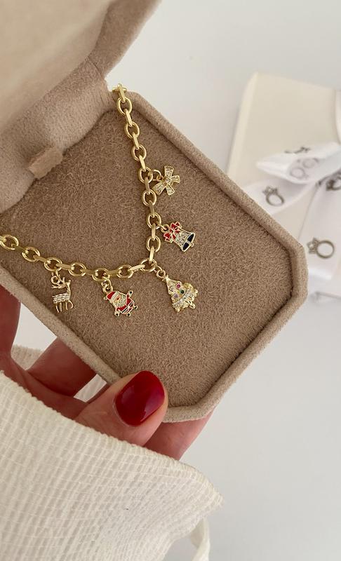 دستبند چند آویز کریسمسی