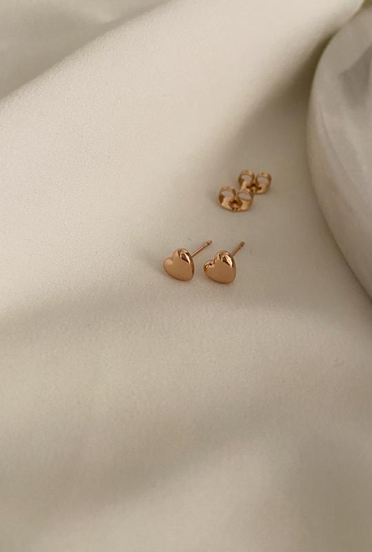 گوشواره قلب میخی / Small