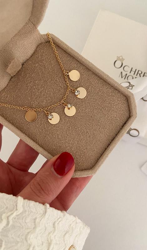 دستبند آبشاری پولک و نگین