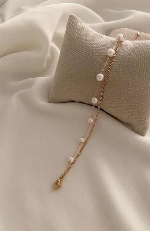 دستبند دورج مروارید و زنجیر کارتیه