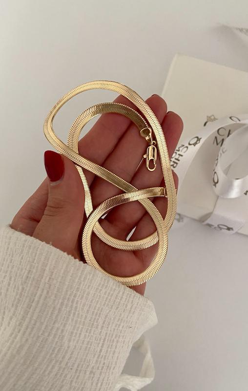 گردنبند هرینگبون 50cm- 5ml