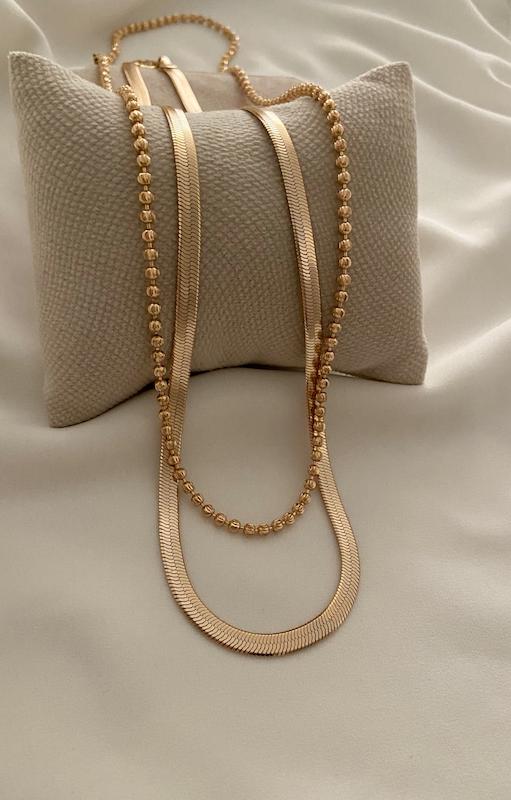 گردنبند هرینگبون 50cm- 5ml
